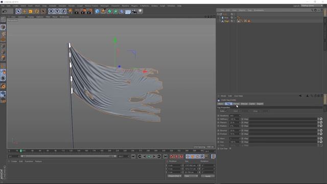 C4D Flag Looping with Cloth - Cinema 4D Tutorial (Free Project) смотреть онлайн