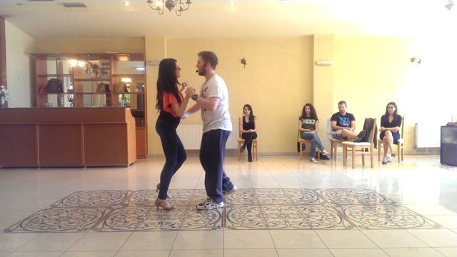 Usher Climax - Bachata basic - Dafina & Florent - Evolution Dance - workshop смотреть онлайн