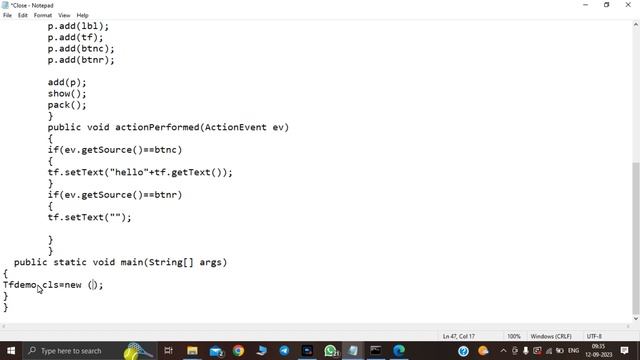java gui swing event handling 02 text field смотреть онлайн