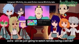 the disastrous life of saiki k react to him || saiki k