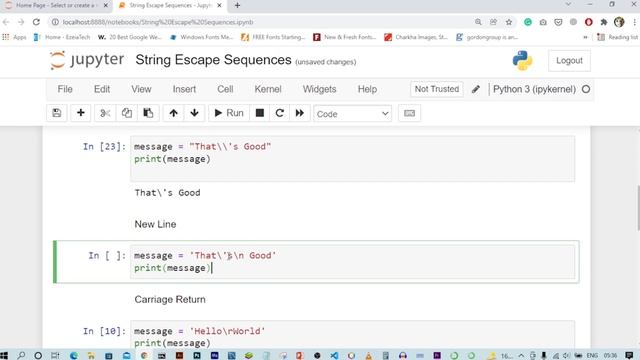 Python Strings: Escape Sequences in Hindi | Escape sequence characters | Python for Beginners смотреть онлайн