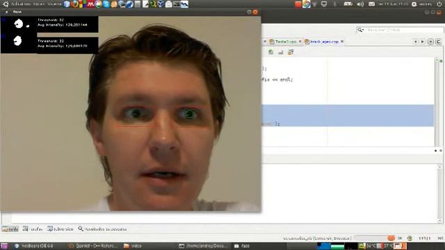 Eyetracking with adaptive thresholding смотреть онлайн