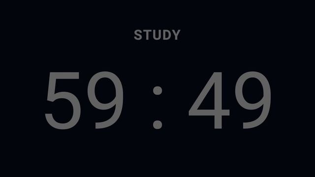 60 / 5 Pomodoro Timer - 4 hours study || No music - Study for dreams - Deep focus - Study timer смотреть онлайн