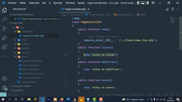 Curso PHP. MVC II. Vistas Y Plantillas HTML смотреть онлайн