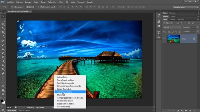 Curso Photoshop CS6 Capítulo 2 - La Barra de Estado Propiedades 14 смотреть онлайн