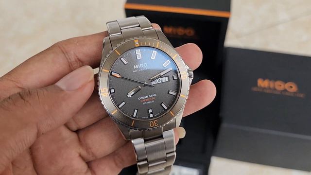 SOLD MIDO OCEAN STAR M026.430.44.061.00 AUTOMATIC CALIBER 80 TITANIUM RARE FOLLOW IG LakoneWatch