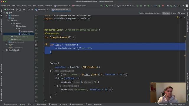 State Management in Jetpack Compose Best Practices - Android Studio Tutorial смотреть онлайн