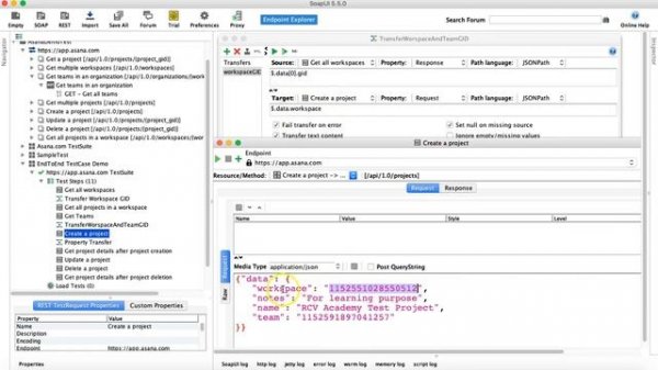 SoapUI Tutorial #24 - Property Transfer to JSON Body of POST Request