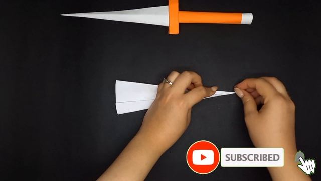 Origami Dagger | How To Make A Paper Dagger In Less Than 5 Minutes | Paper Knife