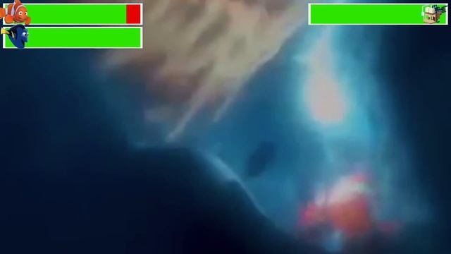 Marlin & Dory Vs. Anglerfish With Healthbars (Edited By @GabrielDietrichson)