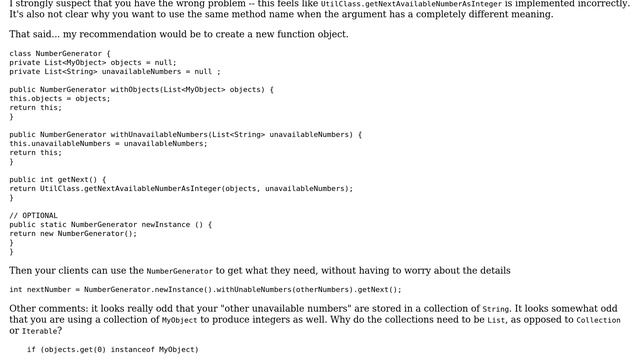 Code Review: Method has same erasure: How should I go about refactoring? (3 Solutions!!) смотреть онлайн