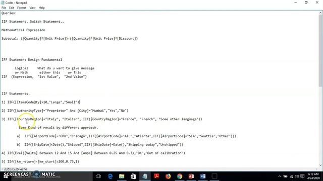 9.4 M.S Access - Expression Builder - IIF Statement | HIndi Tutorial смотреть онлайн