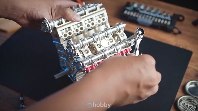 Build a V8 Engine Model Kit | Speed Build | Stirlingkit смотреть онлайн
