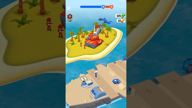 Aircraft Battle - Gameplay Walkthrough Part 8 Stickman War Army Aircraft Commander Naval Defense смотреть онлайн