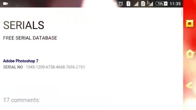 How to get serial keys of latest softwares like photoshop and othor more смотреть онлайн