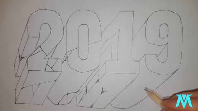 2019 -С Новым годом/3D буквы-камень 2019 смотреть онлайн