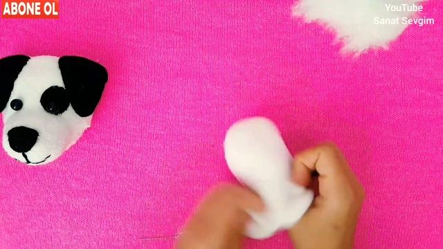 ?ÇORAPTAN DALMAÇYALI KÖPEK YAPILIŞI/?Kendi Tasarımım/?Yapılışı çok Kolay/How To Make A Sockdoll