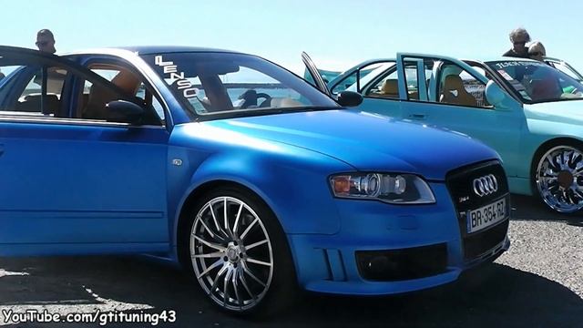 Tuned Audi RS4 B7 in detail смотреть онлайн
