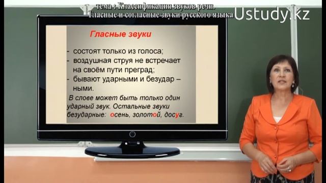 Подготовка к ЕНТ: Русский язык (классификация звуков речи)