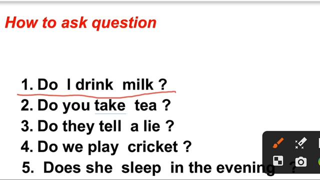 Interrogative present simple tense ( do / does) смотреть онлайн