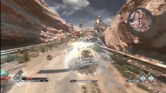 Rage - Wellspring Speedway Walkthrough - Race #12 -Dusty 8 (Rocket Race) смотреть онлайн