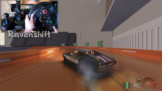 Drifting on a Hotwheels track with FnF Mustang ||Assetto Corsa смотреть онлайн