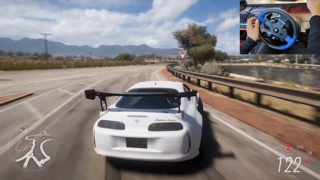 1200HP Toyota Supra - Forza Horizon 5 | Thrustmaster T150 pro смотреть онлайн