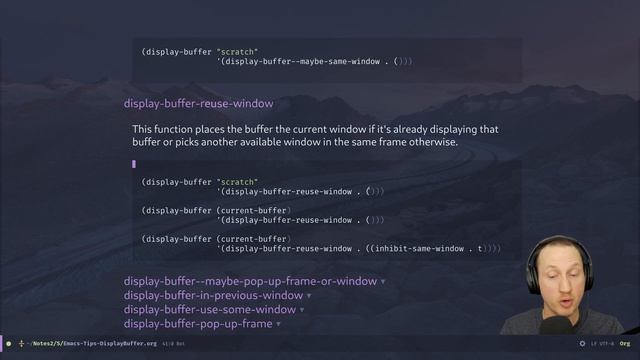 Hey Emacs, Don't Move My Windows! - Customizing display-buffer's behavior смотреть онлайн