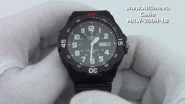 Мужские японские наручные часы Casio MRW-200H-1B смотреть онлайн