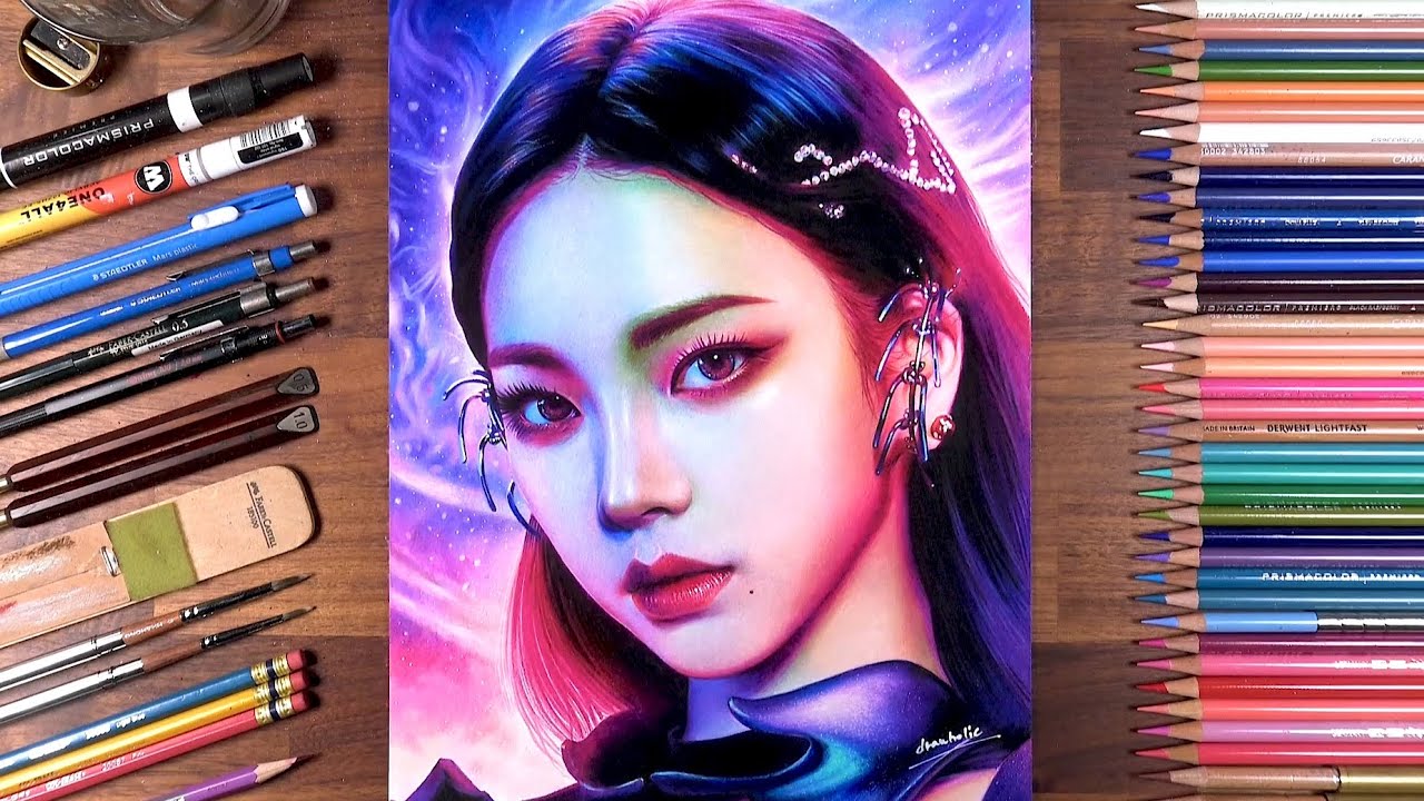 Drawing Aespa KARINA   Drawholic