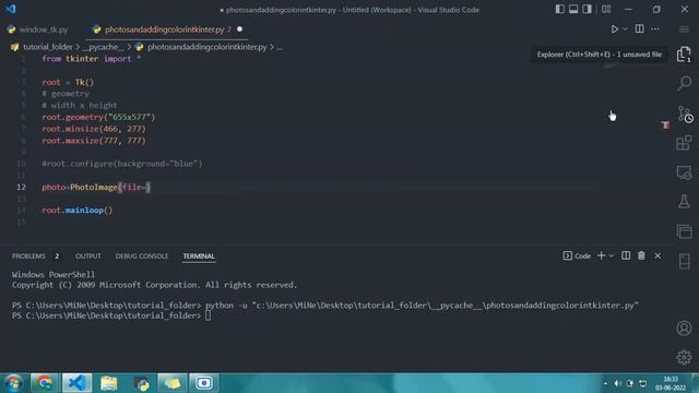 Adding background color and images and text in tkinter gui part2#coding#programming смотреть онлайн