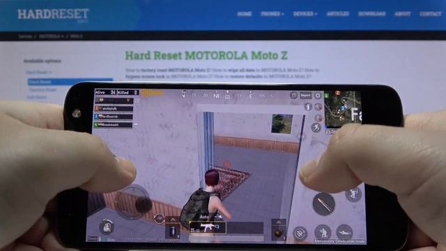 PubG on MOTOROLA Moto Z – PubG Game Performance смотреть онлайн