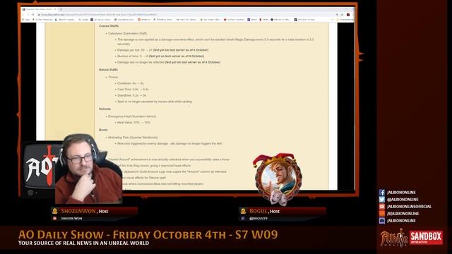 AO Daily Show - S07 W09: October 4th with Shozen and Bogul смотреть онлайн