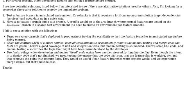 Software Engineering: Which git workflow for micro-services and testing смотреть онлайн