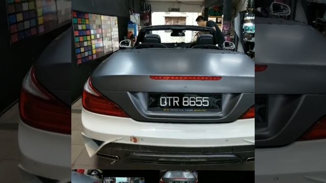 full wrap Oracal 970 Satin grey смотреть онлайн