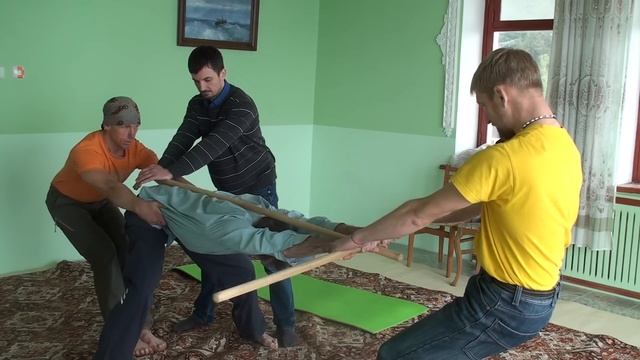 Растяжка позвоночника по системе Белояр, г. Ялта, 24.02.2014 г. смотреть онлайн