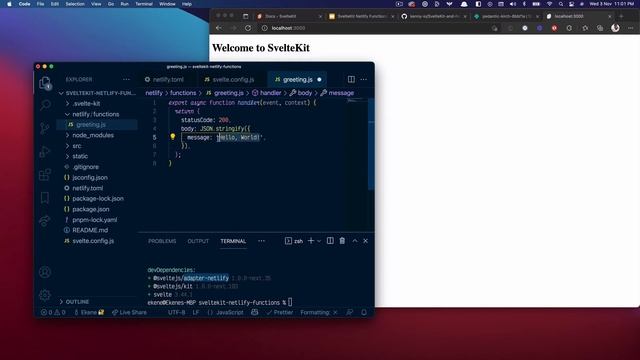 How to use Netlify Functions in SvelteKit Applications смотреть онлайн
