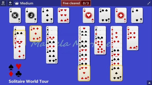 Solitaire World Tour Game #20 | February 17, 2021 Event | FreeCell Medium смотреть онлайн