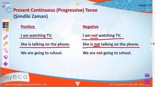 Elementary Lesson 17: Present Continuous Tense┃MyECO смотреть онлайн