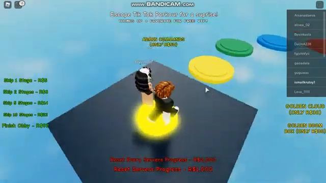 Играем в паркур,но в роблокс происходят баги смотреть онлайн