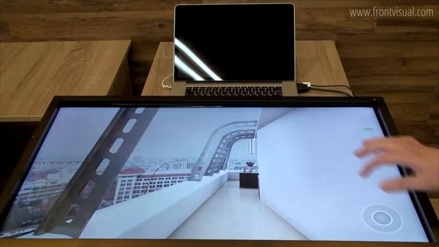 Frontvisual: touch panel(demo) - Интерактивный 3D тур на сенсорной панели смотреть онлайн