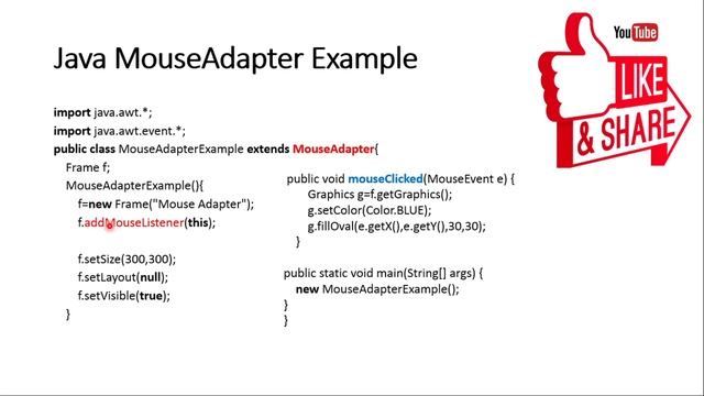(Unit 5 - Part 2 - #08) Adapter Classes in Java | Advantages | Example Demo with NetBeans | RK смотреть онлайн