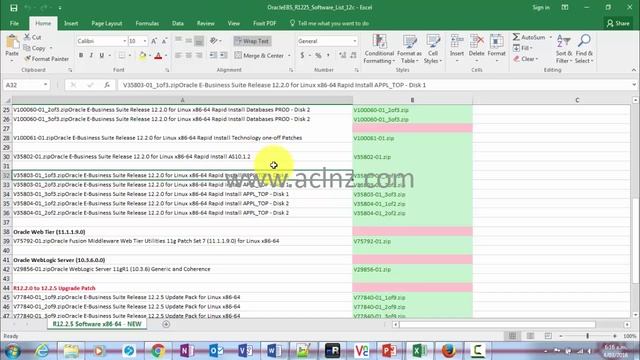 Exact Software Required for Oracle E-Business Suite R12.2.5 Installation on Oracle Database 12c смотреть онлайн