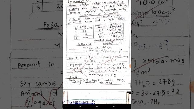 CHEMISTRY PRACTICAL NOTE BOOK FOR INTER CLASSES PART 2 ( E ) смотреть онлайн