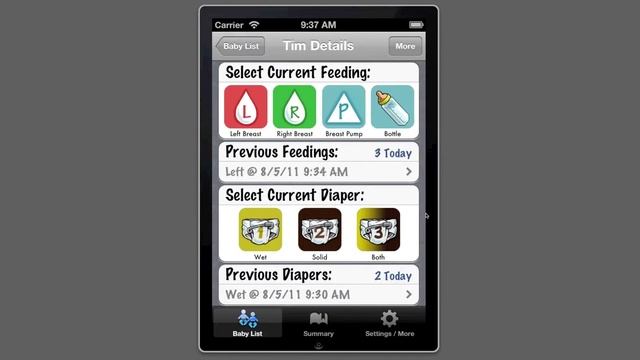 Basic Baby v2 iPhone/iPod Touch Demo смотреть онлайн