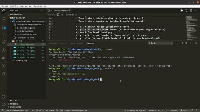 #PHP - 17 - Git Flow Branch Feature смотреть онлайн