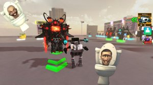 Скибиди туалет. Атака ванной в роблокс. Skibidi toilet.