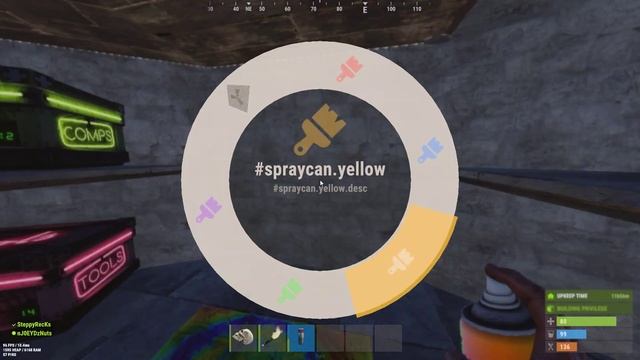 How To Use Graffiti Pack in Rust (Spray Can) смотреть онлайн