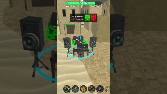 All levels of rave dj skin #roblox #tds #game смотреть онлайн