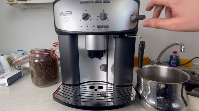 How to setup your Delonghi Caffe Corso automatic machine - using the coffee maker for the first tim смотреть онлайн